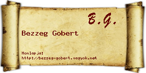 Bezzeg Gobert névjegykártya